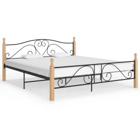 Estructura de cama de metal 200x200 cm de vidaXL, Camas y somieres - Ref: Foro24-324945, Precio: 155,99 €, Descuento: %