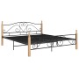 Estructura de cama de metal 200x200 cm de vidaXL, Camas y somieres - Ref: Foro24-324945, Precio: 155,70 €, Descuento: %