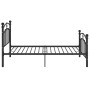 Metal bed frame 90x200 cm by vidaXL, Beds and slatted bases - Ref: Foro24-324967, Price: 128,49 €, Discount: %