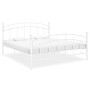 Estructura de cama de metal blanco 160x200 cm de vidaXL, Camas y somieres - Ref: Foro24-324980, Precio: 155,23 €, Descuento: %