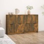 Sideboards 2 Einheiten, Sperrholz aus geräucherter Eiche, 60 x 30 x 70 cm von vidaXL, Sideboards - Ref: Foro24-3115809, Preis...