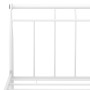 Estructura de cama de metal blanco 90x200 cm de vidaXL, Camas y somieres - Ref: Foro24-325031, Precio: 89,83 €, Descuento: %