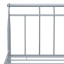 Gray metal bed frame 140x200 cm by vidaXL, Beds and slatted bases - Ref: Foro24-325041, Price: 113,47 €, Discount: %