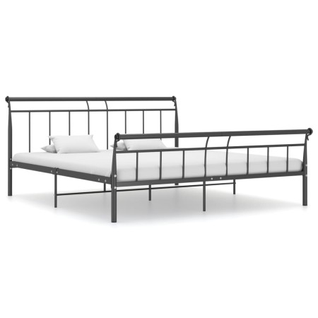 Schwarzer Metallbettrahmen 180x200 cm von vidaXL, Betten und Lattenroste - Ref: Foro24-325045, Preis: 167,99 €, Rabatt: %