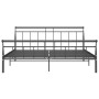 Schwarzer Metallbettrahmen 180x200 cm von vidaXL, Betten und Lattenroste - Ref: Foro24-325045, Preis: 167,99 €, Rabatt: %