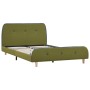 Estructura de cama de tela verde 120x200 cm de vidaXL, Camas y somieres - Ref: Foro24-280932, Precio: 168,26 €, Descuento: %