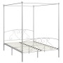 Weißer Himmelbettrahmen aus Metall, 140 x 200 cm von vidaXL, Betten und Lattenroste - Ref: Foro24-284429, Preis: 181,98 €, Ra...