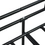 Estructura de cama de metal negro 90x200 cm de vidaXL, Camas y somieres - Ref: Foro24-286135, Precio: 135,46 €, Descuento: %