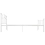 White metal bed frame 120x200 cm by vidaXL, Beds and slatted bases - Ref: Foro24-284518, Price: 139,69 €, Discount: %