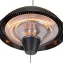 Tristar Calefactor de patio colgante KA-5273 halógeno negro 1500 W de Tristar, Estufas para terrazas - Ref: Foro24-431246, Pr...