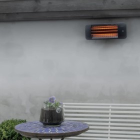 Sunred Wall Patio Heater Lugo Gray Quartz 2000 W by Sunred, Terrace stoves - Ref: Foro24-428812, Price: 56,99 €, Discount: %