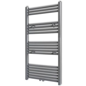 Gerader grauer Badheizkörper 600 x 1160 mm von vidaXL, Heizkörper - Ref: Foro24-141892, Preis: 108,05 €, Rabatt: %