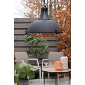 Sunred Indus II black halogen hanging heater 2100 W by Sunred, Terrace stoves - Ref: Foro24-433453, Price: 188,99 €, Discount: %