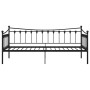 Estructura de sofá cama de metal negro 90x200 cm de vidaXL, Camas y somieres - Ref: Foro24-324755, Precio: 135,99 €, Descuent...