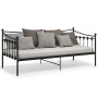 Estructura de sofá cama de metal negro 90x200 cm de vidaXL, Camas y somieres - Ref: Foro24-324755, Precio: 135,99 €, Descuent...