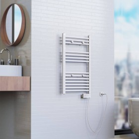 EISL Radiador de baño con temporizador blanco 80x50x15 cm de EISL, Radiadores - Ref: Foro24-438838, Precio: 293,10 €, Descuen...