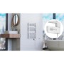 EISL Bathroom radiator with timer white 80x50x15 cm by EISL, Radiators - Ref: Foro24-438838, Price: 293,10 €, Discount: %