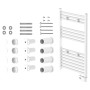 EISL Bathroom radiator with timer white 80x50x15 cm by EISL, Radiators - Ref: Foro24-438838, Price: 293,10 €, Discount: %