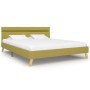 Estructura de cama con LED tela verde 120x200 cm de vidaXL, Camas y somieres - Ref: Foro24-284860, Precio: 156,05 €, Descuent...