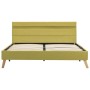 Estructura de cama con LED tela verde 120x200 cm de vidaXL, Camas y somieres - Ref: Foro24-284860, Precio: 156,05 €, Descuent...