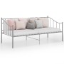 Gray metal sofa bed frame 90x200 cm by vidaXL, Beds and slatted bases - Ref: Foro24-324775, Price: 119,56 €, Discount: %