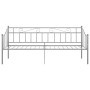 Gray metal sofa bed frame 90x200 cm by vidaXL, Beds and slatted bases - Ref: Foro24-324775, Price: 119,56 €, Discount: %