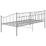 Gray metal sofa bed frame 90x200 cm by vidaXL, Beds and slatted bases - Ref: Foro24-324775, Price: 119,56 €, Discount: %