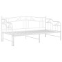 Estructura de sofá cama extraíble de metal blanco 90x200 cm de vidaXL, Camas y somieres - Ref: Foro24-324765, Precio: 156,39 ...