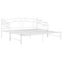 White metal removable sofa bed frame 90x200 cm by vidaXL, Beds and slatted bases - Ref: Foro24-324765, Price: 156,39 €, Disco...