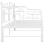 Estructura de sofá cama extraíble de metal blanco 90x200 cm de vidaXL, Camas y somieres - Ref: Foro24-324765, Precio: 156,39 ...