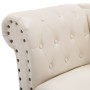 Cream White Faux Leather Daybed by vidaXL, Daybeds - Ref: Foro24-60783, Price: 400,43 €, Discount: %