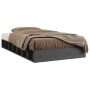 Estructura de cama de madera maciza gris 90x200 cm de vidaXL, Camas y somieres - Ref: Foro24-820693, Precio: 142,05 €, Descue...