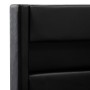 Bed frame with LED in black synthetic leather 140x200 cm by vidaXL, Beds and slatted bases - Ref: Foro24-284975, Price: 320,9...