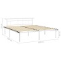 Estructura de cama de metal blanco 180x200 cm de vidaXL, Camas y somieres - Ref: Foro24-324836, Precio: 93,90 €, Descuento: %