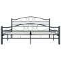 Estructura de cama de acero negra 140x200 cm de vidaXL, Camas y somieres - Ref: Foro24-285288, Precio: 144,87 €, Descuento: %