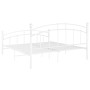 Estructura de cama de metal blanco 180x200 cm de vidaXL, Camas y somieres - Ref: Foro24-324983, Precio: 154,21 €, Descuento: %