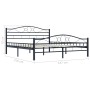 Estructura de cama de acero negra 140x200 cm de vidaXL, Camas y somieres - Ref: Foro24-285288, Precio: 144,87 €, Descuento: %