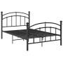 Estructura de cama de metal negro 120x200 cm de vidaXL, Camas y somieres - Ref: Foro24-324973, Precio: 117,27 €, Descuento: %