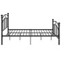 Estructura de cama de metal negro 120x200 cm de vidaXL, Camas y somieres - Ref: Foro24-324973, Precio: 117,27 €, Descuento: %