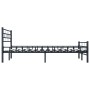 Black steel bed frame 120x200 cm by vidaXL, Beds and slatted bases - Ref: Foro24-285277, Price: 134,41 €, Discount: %