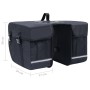 Bolsa doble para bicicleta alforja impermeable 35 L negra de vidaXL, Bolsas y maletas para bicicletas - Ref: Foro24-93251, Pr...