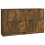 2 units of smoked oak plywood sideboards 60x30x70 cm by vidaXL, Sideboards - Ref: Foro24-3115809, Price: 91,37 €, Discount: %