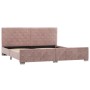 Pink velvet bed frame 180x200 cm by vidaXL, Beds and slatted bases - Ref: Foro24-286828, Price: 348,02 €, Discount: %