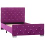 Purple velvet bed frame 90x200 cm by vidaXL, Beds and slatted bases - Ref: Foro24-286817, Price: 256,99 €, Discount: %