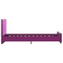 Purple velvet bed frame 90x200 cm by vidaXL, Beds and slatted bases - Ref: Foro24-286817, Price: 256,99 €, Discount: %