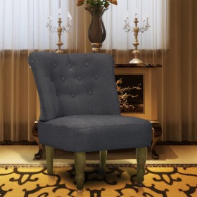 French style gray fabric armchair by vidaXL, Armchairs - Ref: Foro24-240287, Price: 115,99 €, Discount: %