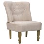 French-style armchairs, 2 units, cream-colored fabric by vidaXL, Armchairs - Ref: Foro24-240288, Price: 262,40 €, Discount: %