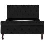 Estructura de cama de terciopelo negro 100x200 cm de vidaXL, Camas y somieres - Ref: Foro24-288551, Precio: 254,72 €, Descuen...