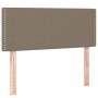 Cama box spring con colchón y LED tela gris taupe 120x200 cm de vidaXL, Camas y somieres - Ref: Foro24-3133065, Precio: 389,8...