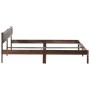 Estructura de cama de madera maciza de mango 180 cm de vidaXL, Camas y somieres - Ref: Foro24-288408, Precio: 288,65 €, Descu...